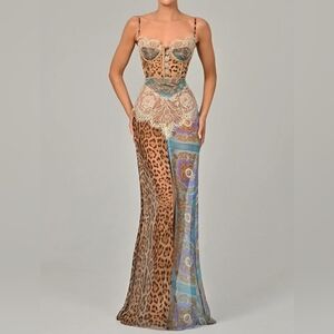 Elegant Multicolor Women's Dress